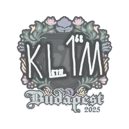 Sticker | kl1m | Budapest 2025