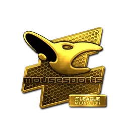 Sticker | mousesports (Gold) | Atlanta 2017