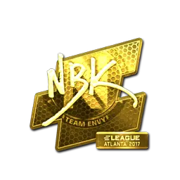 Sticker | NBK- (Gold) | Atlanta 2017