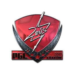 Sticker | Zeus (Foil) | Krakow 2017