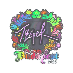 Sticker | Tiger (Holo) | Budapest 2025