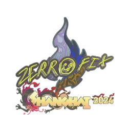 Sticker | zeRRoFIX (Holo) | Shanghai 2024