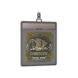 Sticker Slab | westmelon (Gold) | Austin 2025