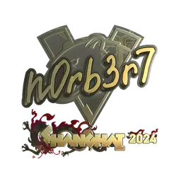 Sticker | n0rb3r7 (Gold) | Shanghai 2024