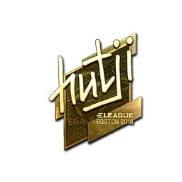 Sticker | hutji (Gold) | Boston 2018