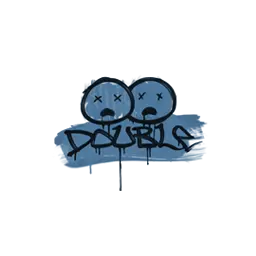 Sealed Graffiti | Double (Monarch Blue)