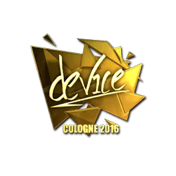 Sticker | device (Gold) | Cologne 2016
