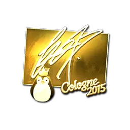 Sticker | fox (Gold) | Cologne 2015