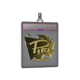 Sticker Slab | pita (Gold) | Cologne 2016