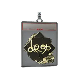Sticker Slab | drop (Gold) | Rio 2022