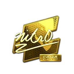 Sticker | nitr0 (Gold) | Atlanta 2017