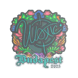 Sticker | woxic (Embroidered) | Budapest 2025