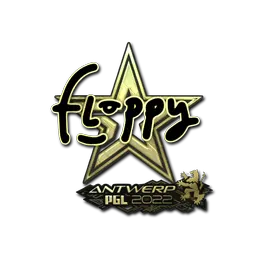 Sticker | floppy (Gold) | Antwerp 2022