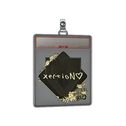 Sticker Slab | xertioN (Gold) | Rio 2022