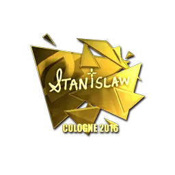 Sticker | stanislaw (Gold) | Cologne 2016