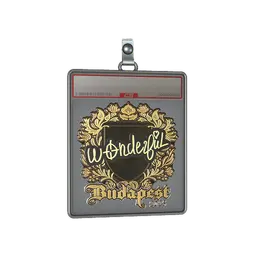 Sticker Slab | w0nderful (Gold) | Budapest 2025