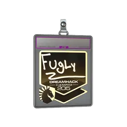 Sticker Slab | FugLy (Gold) | Cluj-Napoca 2015