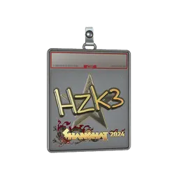 Sticker Slab | hallzerk (Gold) | Shanghai 2024