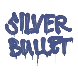 Sealed Graffiti | Silver Bullet (SWAT Blue)