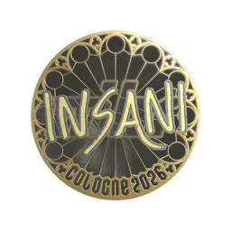 Sticker | insani (Gold) | Cologne 2026