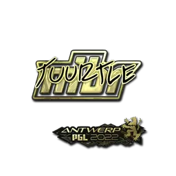 Sticker | Tuurtle (Gold) | Antwerp 2022