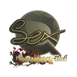 Sticker | dexter (Gold) | Shanghai 2024