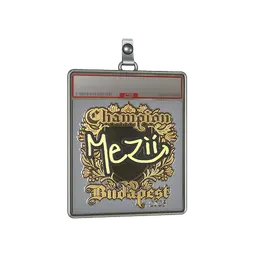 Sticker Slab | mezii (Gold, Champion) | Budapest 2025