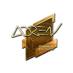 Sticker | AdreN (Gold) | Boston 2018