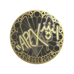 Sticker | apEX (Gold) | Cologne 2026