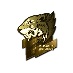 Sticker | Flash Gaming (Gold) | Boston 2018