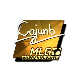 Sticker | cajunb (Gold) | MLG Columbus 2016