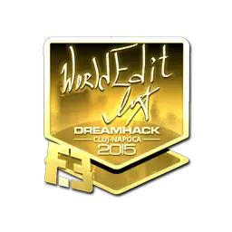 Sticker | WorldEdit (Gold) | Cluj-Napoca 2015