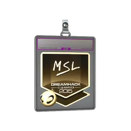 Sticker Slab | MSL (Gold) | Cluj-Napoca 2015