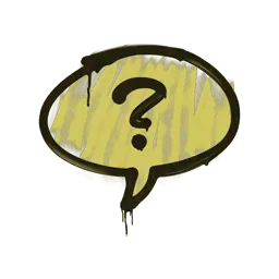 Sealed Graffiti | Question Mark (Tracer Yellow)
