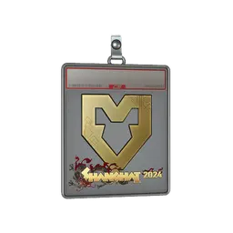 Sticker Slab | MOUZ (Gold) | Shanghai 2024