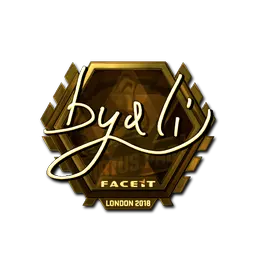 Sticker | byali (Gold) | London 2018