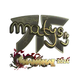 Sticker | MATYS (Gold) | Shanghai 2024