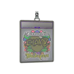 Sticker Slab | FlameZ (Embroidered, Champion) | Budapest 2025