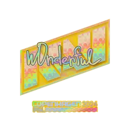 Sticker | w0nderful (Holo) | Copenhagen 2024