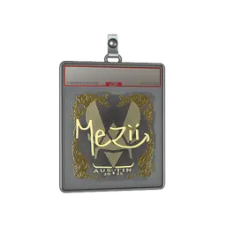 Sticker Slab | mezii (Gold) | Austin 2025