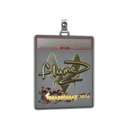 Sticker Slab | FlameZ (Gold) | Shanghai 2024