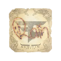 Sticker | rain | Austin 2025