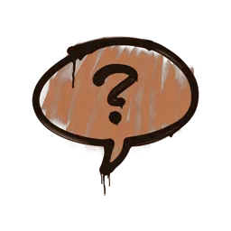 Sealed Graffiti | Question Mark (Tiger Orange)
