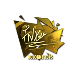 Sticker | fnx (Gold) | Cologne 2016