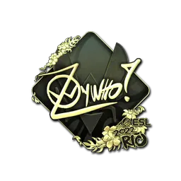 Sticker | ZywOo (Gold) | Rio 2022