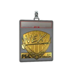 Sticker Slab | nex (Gold) | Krakow 2017