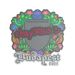 Sticker | chayJESUS (Embroidered) | Budapest 2025