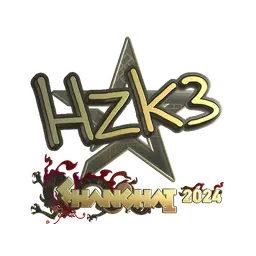 Sticker | hallzerk (Gold) | Shanghai 2024