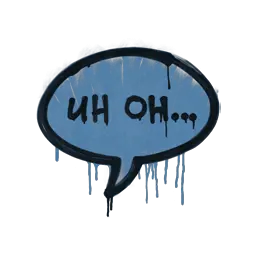 Sealed Graffiti | Uh Oh (Monarch Blue)