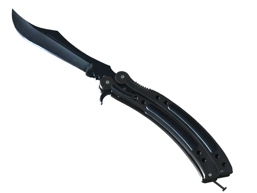 ★ Butterfly Knife | Blue Steel float preview